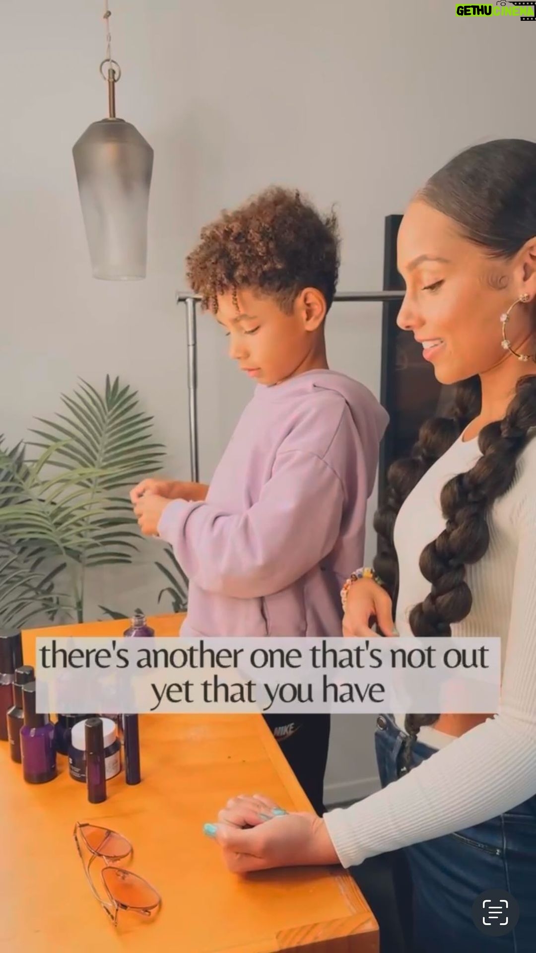 Alicia Keys Instagram - One of the most beautiful things about being a mommy to me is giving them the space to be themselves!! Let me tell you, Keys Soulcare time with Genesis, is hilarious!!! The most honest and frank reviewer across the board 😂 love, rituals are passed down through the family, keeping the love flowing for generations! tell all your loved ones this is what you want for mother’s day!! Shop all the fam’s faves now at KeysSoulcare.com #keyssoulcare #mothersday