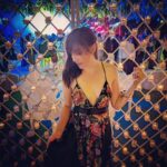 Alison Haislip Instagram - HUGE thank you to @cel.sell & @audrhi for finding me this STUNNING dress for an outdoor black tie Mexican wedding. I've never felt more perfectly attired for a special occasion. 🩷🖤💜❤️ It also stayed perfectly in place even after all the tequila...for the most part. 🍹