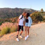 Alizée Williot Instagram - The only one 🖤 Hollywood Sign View Point