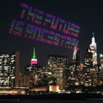 Alok Instagram - Amazing what we did together last Friday in view of the United Nations Headquarters in New York! We lit up the sky with the voices of more than 9 million people. Over 1,000 drones projected a powerful message for the protection of the Amazon! “THE FUTURE IS ANCESTRAL” is an upcoming album I’m doing in collaboration with Brazilian Indigenous artists. Fantastic that it was chosen as the soundtrack for this historic moment! Thank you to everyone involved for transforming this night into more than a spectacular show. PT/Português/Portuguese Nesta semana voltamos a sede das Nações Unidas em Nova Iorque para o preview de lançamento do álbum “THE FUTURE IS ANCESTRAL”, co-produzido com lideranças indigenas. E com o apoio da @avaaz_org e @projecting.change, projetamos o nome do álbum com 1000 drones direto do rooftop da ONU. O evento faz parte da agenda da Climate Week, na semana que antecede a Assembléia Geral onde líderes do mundo inteiro se reunirão nos Estados Unidos. This project is a partnership with @Projecting.Change, supported by @avaaz_org, @InstitutoAlok, @4H5HMedia, @PactoGlobalONUBR, @novaskystories, @Amazonwatch, @eatlikeanicon, @ffi.green,@fordfoundation, @pvblicf, @oceanicpreservationsociety, @holtzmanwildlifefoundation, @minds.over.matter.design, @sorenweststudios and @wearehelo Manhattan, New York