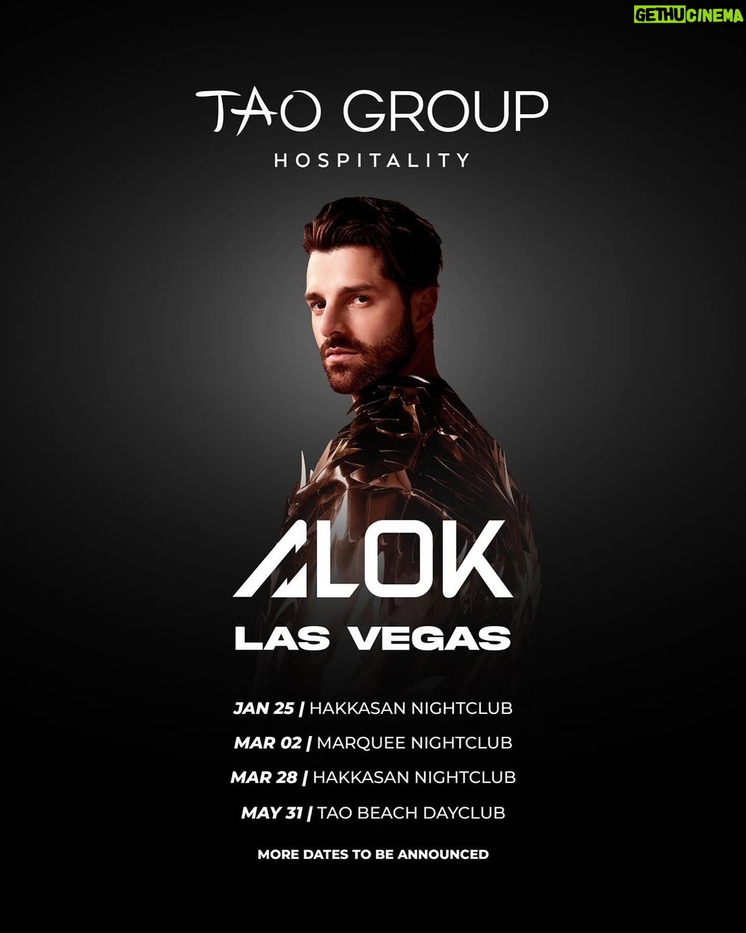 Alok Instagram - Hi! See you tonight at @hakkasannightclub Las Vegas 🔥 Las Vegas, Nevada