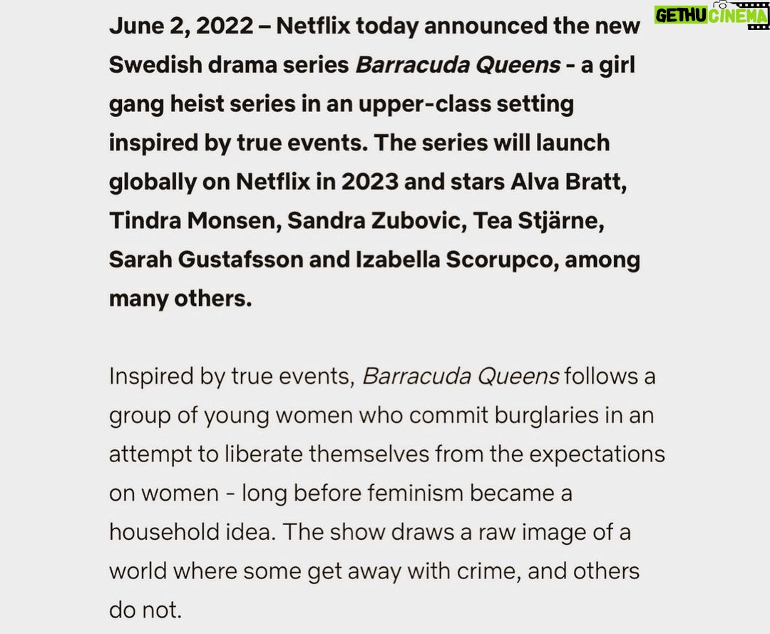 Alva Bratt - 13.9K Likes - @netflixnordic