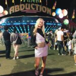 Alyssa Trask Instagram - Neon light, Candy floss kind of night🎡🖤