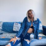 Alyssa Trask Instagram - Denim on Denim just got a whole new meaning💙