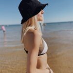 Alyssa Trask Instagram - Beach bum at heart🌞❤️