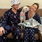 Amanda Cerny Instagram - I’m officially a crazy dog lady 😍😍😍 Merry Christmas from the Cerny Bartl family!!!!🍾 we love youuuuuu to the moon and back