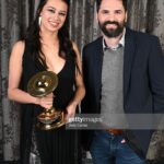Amber Midthunder Instagram – Thank you @saturnawards!!!! And @dannytrs for saying nice things about me in public!!!