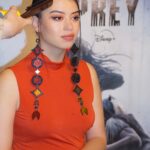 Amber Midthunder Instagram - 🧡 @ambermidthunder 🧡 Day two of press for #Prey @disneyplus Styled @jordanshilee @randcpmk @lexiklein Hair @patrickwilson Makeup by me #naokoscintu @thewallgroup #twgartists @cydneystannard London, United Kingdom