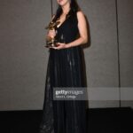 Amber Midthunder Instagram – Thank you @saturnawards!!!! And @dannytrs for saying nice things about me in public!!!
