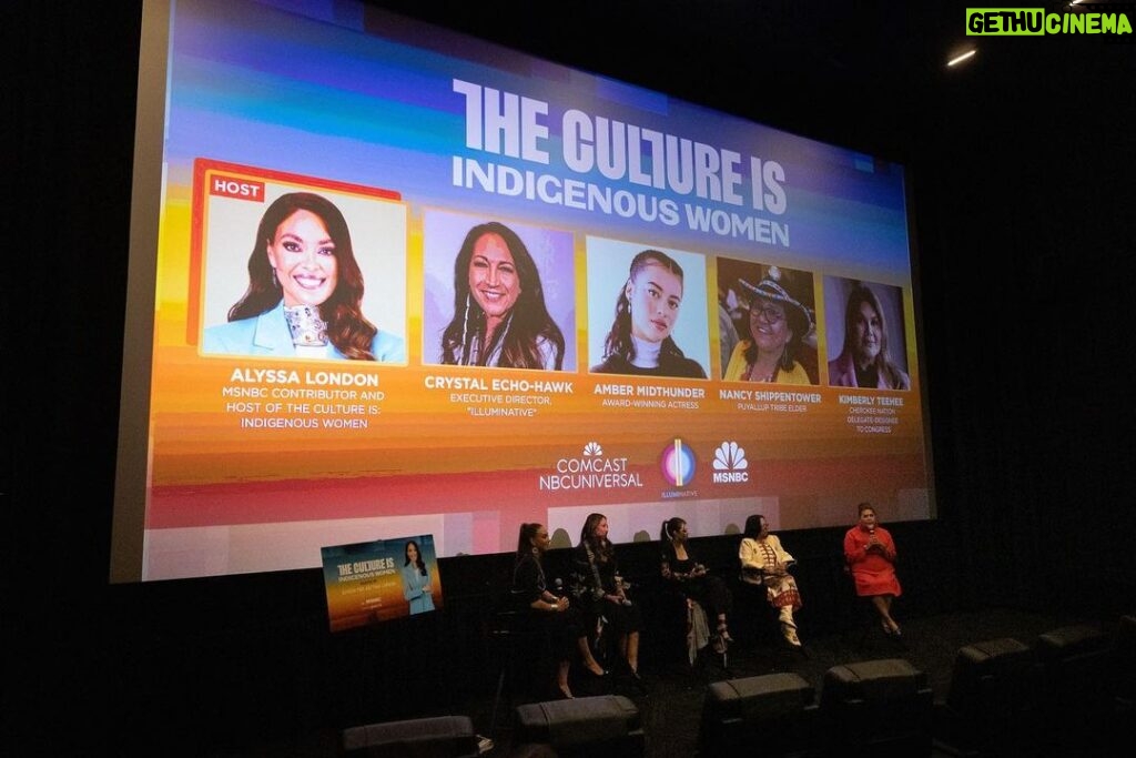 Amber Midthunder Instagram - Pilamaya @alyssaklondon & @omnika24 @nbc @nbcuniversal for including me in this conversation with these incredible women. To the Suquamish nation for welcoming us so openly and hosting us. Being a part of this I was moved at how amazing our people and specifically are women are. We all come from different places with different backgrounds that give us an ability to see and carry different things and at the same time we what we share is just as powerful and important. I was brought here to speak but found myself wanting to stay quiet and listen to the women around me instead lol. Tonight on NBC watch #thecultureisindigenouswomen.