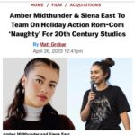 Amber Midthunder Instagram – WHAT A WEEK. Screaming singing jumping up and down and ALL THE THINGS. I can’t wait for this 😭😭🥰 I still can’t believe that it feels like yesterday I was just a little kid making my mom film me on her camcorder calling it a movie and now I get to live my dreams 🥹✨ SIENA HERE WE COME. 
I feel so grateful I’m overwhelmed. 💚💚💚 
also it’s my bday, what a day