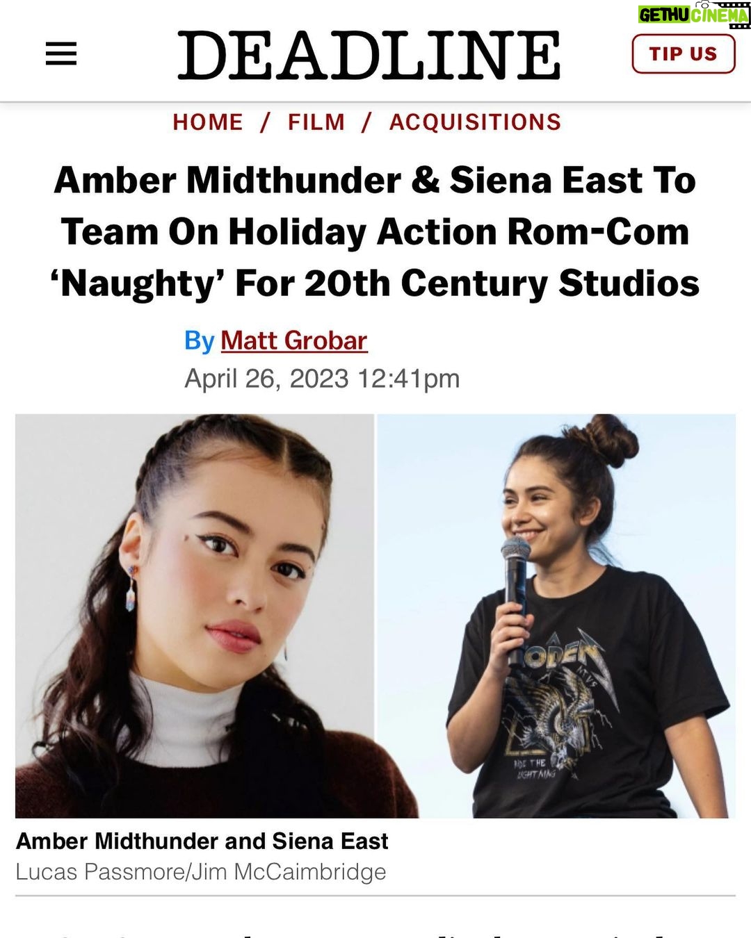 Amber Midthunder Instagram - WHAT A WEEK. Screaming singing jumping up and down and ALL THE THINGS. I can’t wait for this 😭😭🥰 I still can’t believe that it feels like yesterday I was just a little kid making my mom film me on her camcorder calling it a movie and now I get to live my dreams 🥹✨ SIENA HERE WE COME. I feel so grateful I’m overwhelmed. 💚💚💚 also it’s my bday, what a day