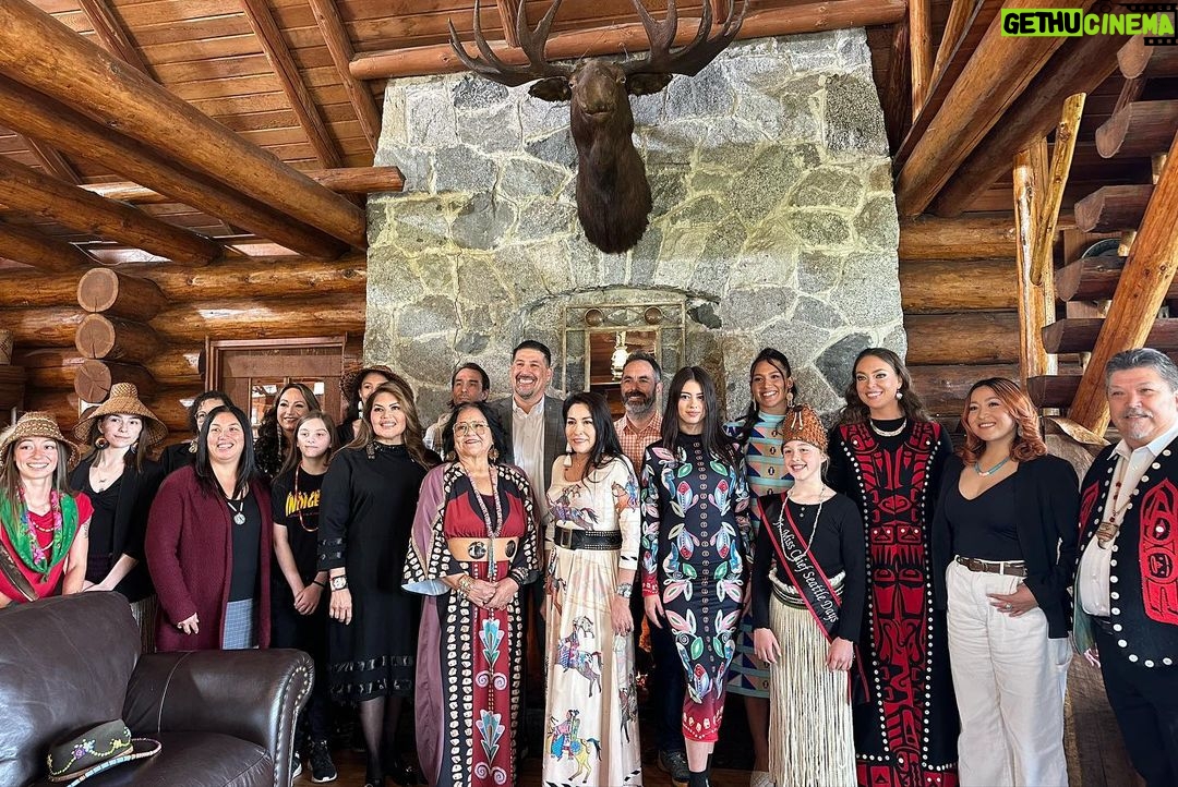 Amber Midthunder Instagram - Pilamaya @alyssaklondon & @omnika24 @nbc @nbcuniversal for including me in this conversation with these incredible women. To the Suquamish nation for welcoming us so openly and hosting us. Being a part of this I was moved at how amazing our people and specifically are women are. We all come from different places with different backgrounds that give us an ability to see and carry different things and at the same time we what we share is just as powerful and important. I was brought here to speak but found myself wanting to stay quiet and listen to the women around me instead lol. Tonight on NBC watch #thecultureisindigenouswomen.