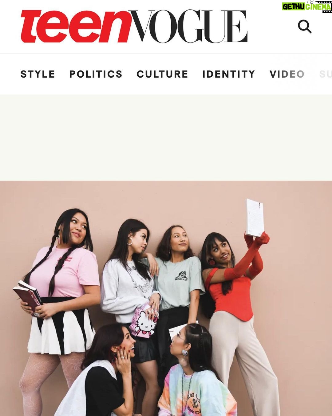 Amber Midthunder Instagram - @ndngirlsbookclub X @teenvogue !!!!! Y’all I cannot tell you how proud I am to see something so beautiful coming to life. Supporting & creating space to empower the next generation is one of the most important things we can do. Can’t wait to see what else is up your sleeves @kinsalehues & grateful to be a small part of this epic girl power💖💖💖