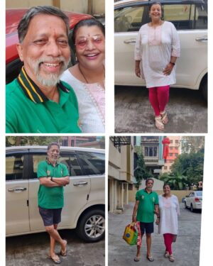 Ambika Ranjankar Instagram - Family time, festivals gives us an opportunity to spend extra time and attention to our loved ones, to pamper ourselves and others...@ranjankararun thanks for being with me in this celebration of life! 🙏
 @cactosinho waiting for you💕😘

#post #familytime #family #love #lovedones #festivevibes #festival #fest #diwali #indianfestivals #indian #celebration #lifestyle #life #blessedlife #healing #healer #believe #faith #conciousness #aware #awareness #manifest #manifestation #magic #magicmoments #miraculous #miracle #allowance