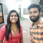 Ameer Vayalar Instagram - With actress @nimisha_sajayan #ameervayalar