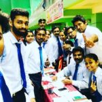 Ameer Vayalar Instagram – #friendstaekwondoacademy 62nd Kerala schools taekwondo championship 2018-19 Referees #tkdkerala #ameervayalar