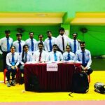 Ameer Vayalar Instagram - #friendstaekwondoacademy 62nd Kerala schools taekwondo championship 2018-19 Referees #tkdkerala #ameervayalar