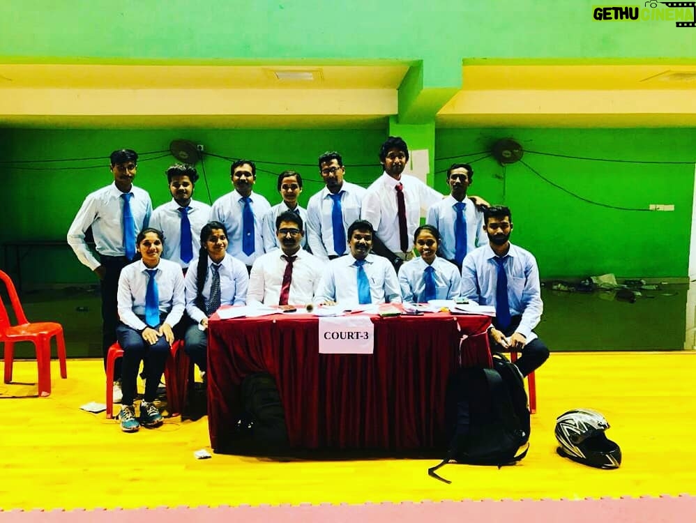 Ameer Vayalar Instagram - #friendstaekwondoacademy 62nd Kerala schools taekwondo championship 2018-19 Referees #tkdkerala #ameervayalar