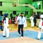 Ameer Vayalar Instagram – #friendstaekwondoacademy 62nd Kerala schools taekwondo championship 2018-19 Referees #tkdkerala #ameervayalar