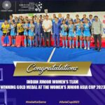 Ameer Vayalar Instagram - Incredible victory! Our women’s team defeated 4 time world champion South Korea to bag 2023 Women's Hockey Junior Asia Cup which is the first ever cup for India🇮🇳! Congratulations team ! Congratulations India ! Very proud ! Hockey India #IndiaKaGame #HockeyAsiaCup #HockeyIndia #chakdeindia #india #indianteam