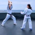 Ameer Vayalar Instagram - #TKD Training🚀 @tkdemelyanenko @romoldanova_yrina #Taekwondo #Sports #combat #worldtaekwondo #tkd