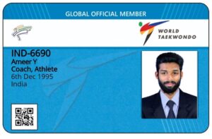 Ameer Vayalar Instagram - It's the proudest moment for me to be a member of World Taekwondo Official.  Thankyou Almighty, my parents, coaches and beloved ones.🥰🥰
@indiataekwondo @worldtaekwondo.pr @taekwondofederationofindia @tkdkerala @taekwondo_pathanamthitta @innovative_taekwondo @friends_taekwondo
#ameervayalar