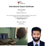 Ameer Vayalar Instagram – Successfully Completed
International Coach Certificate

#WT_COACH_CERTIFICATION_COURSE [#LEVEL_1]

Sep 8-9 2020

Thanks to My Coaches & well wishers 
Especially our Brother Aswin Soman & Dr. Sandy Nair sir
@aswin_soman @trainer.sandy #ameervayalar