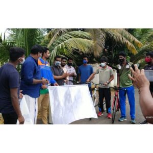 Ameer Vayalar Instagram - This is one of proudest moment for me  as a sports person to flag off the Tokyo Olympics proclamation programme conducted by Alappuzha District Olympic Association as well as Alappuzha Triathlon Association.

All the best wishes and prayers to all competitors from India.

#tokyo_olympics #proclamation_program #alappuzha_district_olympic_association #alappuzha_triathlon_association #ameervayalar