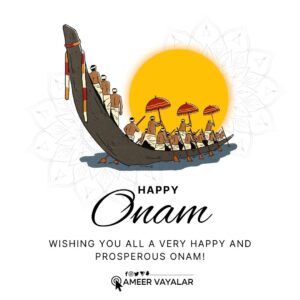 Ameer Vayalar Instagram - Wishing you all a very Happy Onam  #happyonam
