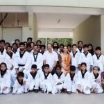 Ameer Vayalar Instagram - 2018 - 19 TAEKWONDO BATCH @Sri Sri Ravishankar Vidya Mandir CBSE school cherthala (SSRVM) #ameervayalar