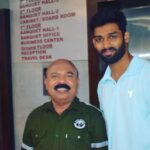 Ameer Vayalar Instagram - With actor Pradeep Kottayam #ameervayalar