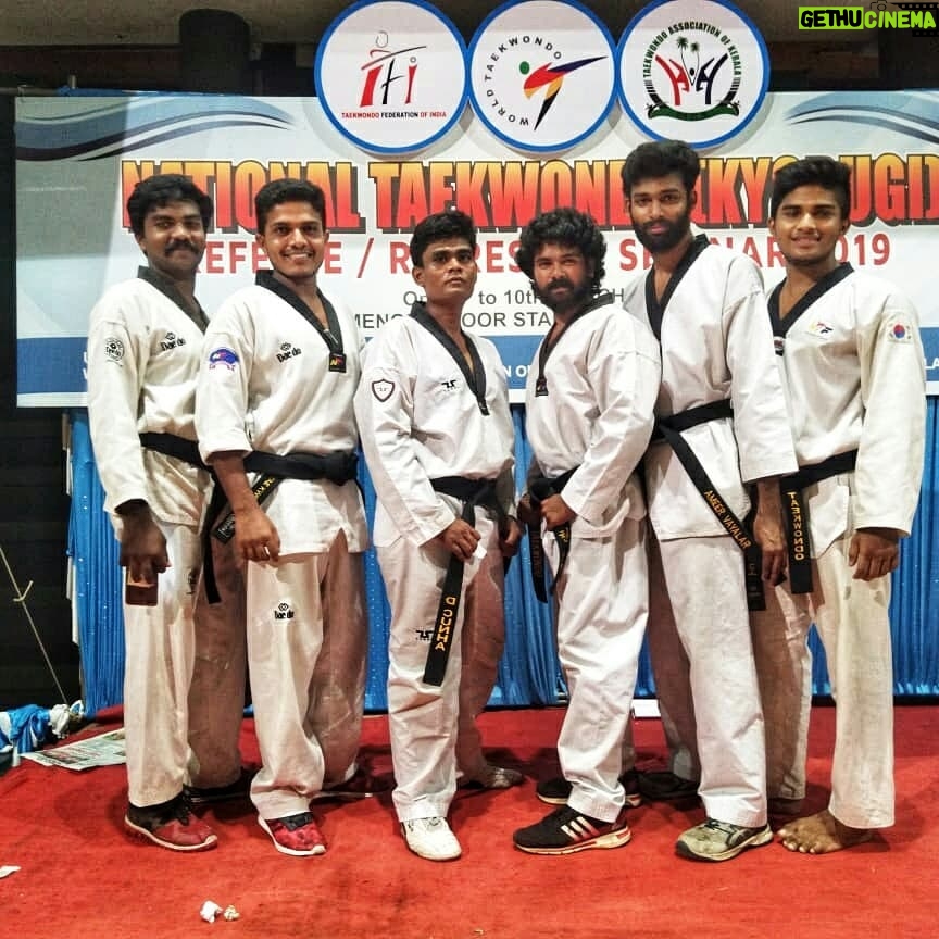 Ameer Vayalar Instagram - TAEKWONDO NATIONAL REFEREE/REFRESHER SEMINAR 2019 #tkdkerala #taekwondo association of kerala #ameervayalar