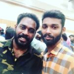 Ameer Vayalar Instagram - With actor Senthil Krishna @senthil_krishna_rajamani_ #drunktexts #partyhard #crazy #craycray #partypeople #happy #fun #smile #photooftheday #cute #friday #drunk #beer #twelveskip #tgif #saturday #nightlife #lifeisgood #foods #delicious #tasty #eat #eating #hungry #foodpics #sweettooth #ameervayalar