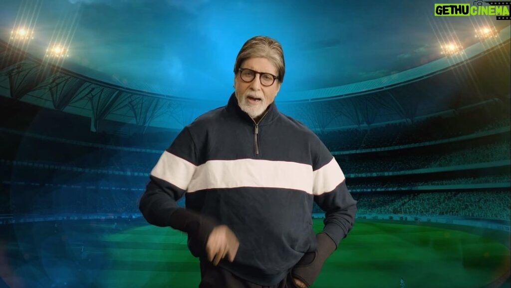 Amitabh Bachchan Instagram - अब तक Cricket गली में खेलते थे न ? अब खेलो Stadium में !! आ गया ISPL !! Register now : www.ispl-t10.com #street2stadium #ispl #NewT10Era #EvoluT10n @surajsamat @amol_kale76 @advocateashishshelar @ravishastriofficial @ispl_t10