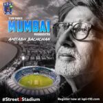 Amitabh Bachchan Instagram - What an exciting and most noble, filled with courage and care, concept, the initiation of the ISPL - the Street Premier league ! An opportunity for them that exhibited their capacity on the streets, gullies and make shift home made pitches to play cricket , now to get selected for a team professionally and exhibit their talent in formal setups before the millions the world over ! For me an honour and a privilege to be with Mumbai as Team Owner, and to be privy to the surge of talent erupt , for a grand visionary future .. इस पहल की चहल , ज़िंदाबाद जय हो ! जय हिन्द 🇮🇳 REGISTER NOW at ispl-t10.com. #GameChanger #TeamMumbai #NewT10Era #EvoluT10n #Street2Stadium @amol_kale76 @advocateashishshelar @surajsamat @ravishastriofficial