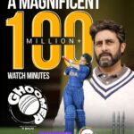 Amitabh Bachchan Instagram - Superb century 👏 👌 .. Now towards a double century .. ❤️♥️⚘️🌿🙏🏼👏👏👏👏👏 #Ghoomer #ZEE5 @bachchan #RBalki