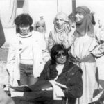 Amitabh Bachchan Instagram - … personal designer leather jacket, leather trousers, turtle neck, tinted Aviators .. RUSSIA 1990 .. !!! But still prepping for the scene , script in hand 😄😄 At shoot for AJOOBA .. 1990 ‘s RUSSIA !!!