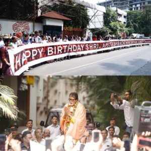 Amitabh Bachchan Instagram - This love and affection it beyond any effort to repay it .. blessed and filled with unending gratitude 🚩🙏🏻❤️