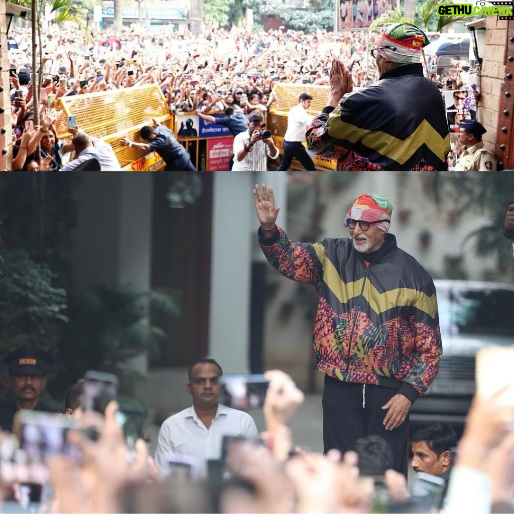Amitabh Bachchan Instagram - तस्वीर देख कर किसी ने कहा कि , भाईसाहेब , आपका नाड़ा लटक रहा है ; हमने कहा, भईसाहेब, नाड़ा नहीं , ये आजकल की पीढ़ी का fashion लटक रहा है .. ~ ab