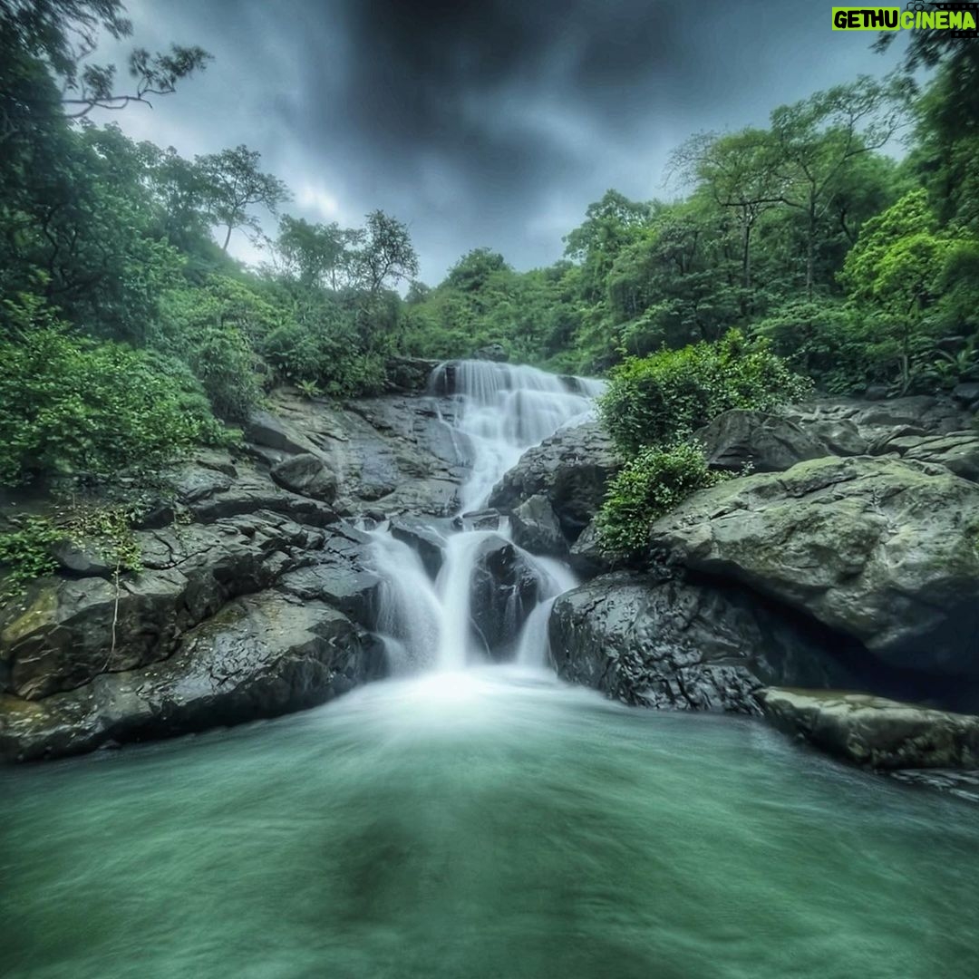 Amoghavarsha Instagram - Perks of the job . . . . . . . #maharashtra #earthonlocation #nature #waterfall #wildmaharashtra #mumbai #monsoons