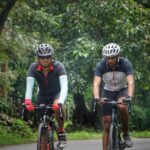 Amoghavarsha Instagram - Cycling for me has been a form of meditation. From showing me the path during my most difficult times to letting me soak nature in a very precious way - cycling has definitely changed my life for the better! A big thank you to my cycling mentor, my brother @rishyashringa and my cycling buddies @ankithjk and @greenroutes from cauvery peloton :) Happy #worldbicycleday