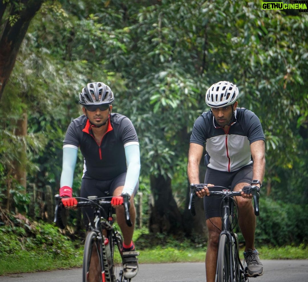 Amoghavarsha - 1.9K Likes - Cycling for me has been a form of meditation. From showing me the path during my most difficult times to letting me soak nature in a very precious way - cycling has definitely changed my life for the better! A big thank you to my cycling mentor, my brother @rishyashringa and my cycling buddies @ankithjk and @greenroutes from cauvery peloton :) Happy #worldbicycleday