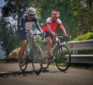Amoghavarsha Instagram - Cycling for me has been a form of meditation. From showing me the path during my most difficult times to letting me soak nature in a very precious way - cycling has definitely changed my life for the better! A big thank you to my cycling mentor, my brother @rishyashringa and my cycling buddies @ankithjk and @greenroutes from cauvery peloton :) Happy #worldbicycleday