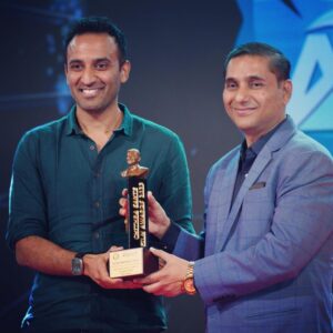 Amoghavarsha Instagram - A big thank you to @chitrasante and #anandsankeshwar for honoring me with the special movie director award for #gandhadagudi I dedicate this award and all the love that #gg has received to @puneethrajkumar.official - Hope we’ve made Appu proud. This would not be possible without the unwavering support and vision of @ashwinipuneeth.rajkumar and @prk.productions.