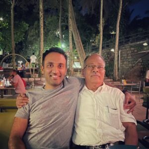 Amoghavarsha Instagram - This man here, is the one of the biggest reasons for my love of Kannada. Having worked with the dept of Kannada and culture and having a masters in kannada literature he dedicated all his life to our state. Our house has always been filled with kannada literature and poetry. that’s where my first love of our land and language started. 

My inspiration.. my DAD! ❤️ J N Shamarao
.
.
.
.
.
.
#LoveMyDad #Dad #Father #FatherLove #FatherSon #Kannada #KannadaLiterature #Kannadiga #LoveKannada