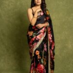 Amritha Aiyer Instagram - Floral feels 💐💐 #hanumanpromotions . Outfit by @officialjuhibengani @auorstudio Jewellery by @rubans.in @oakpinionpr Styled by @shrushti_216