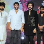 Amritha Aiyer Instagram - Did he just say my NAME !!! 🥹🥹🥹 Was is it a dream !! Thank you so much Chiranjeevi garu you have been so kind to come forward to support our movie and knowing my name was just unbelievable. THANK YOU ! #HANUMAN