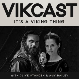 Amy Bailey Instagram - Finally! After months in the making, and trying to record this while juggling work and kids and relocations and multiple time zones, @clivestanden (aka the One and Only #Rollo) and I are almost ready to launch episode 1 of VIKCAST...your source for everything #vikings related. We’ve gathered our beloved cast mates, production members, and celebrity guests to talk about the show and everything beyond. Special thanks to our excellent team @aj7phillips @brandeavour @thatchrisdenman - you guys rock!

Check out our shiny new account @vikcastofficial and stay tuned for more juicy goodness. We worked hard on this and LOVED doing it...hope you’ll love it too 💥 Skål ! 🍻
#vikcast #vikcastofficial #vikcastpodcast #ItsAVikingThing
