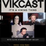 Amy Bailey Instagram - We are SOOOO CLOSE to dropping our first episode of VIKCAST @vikcastofficial …the podcast you #vikings fans have been waiting for!! Delighted to announce that our talented buddy, the phenomenal George Blagden @gblagden aka Athelstan was our first guest. @clivestanden and I laughed so hard recording this with him. So many stories…we could have gone on for ages… Check out @VIKCASTOFFICIAL for updates about where you can listen. We are working hard to getting out soon! Much love 💜💜 #VIKCAST #VIKCASTOFFICIAL #VIKCASTPODCAST #ITSAVIKINGTHING